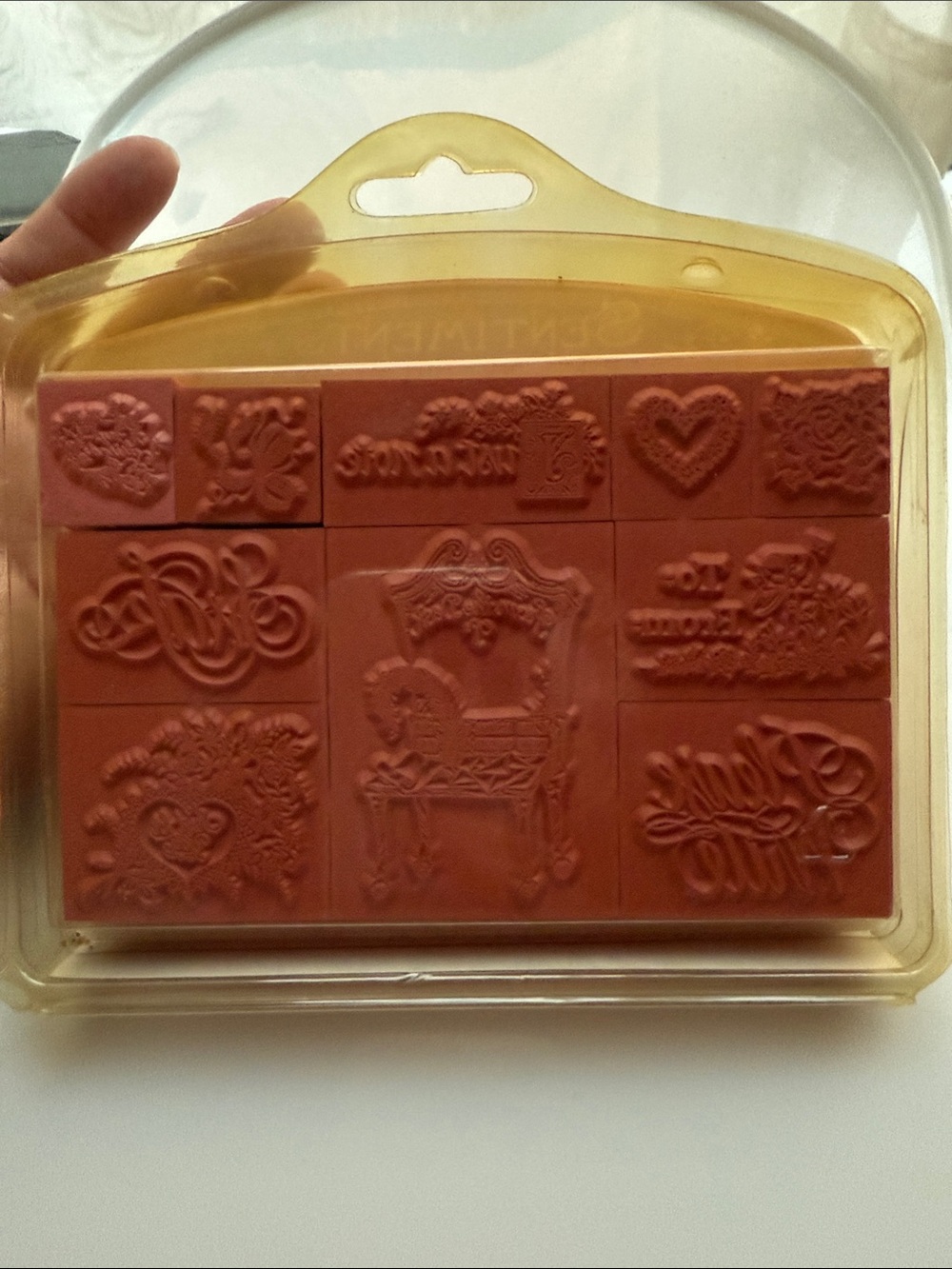 Sentiments Rubber Stamp Set - Picture 2 of 9